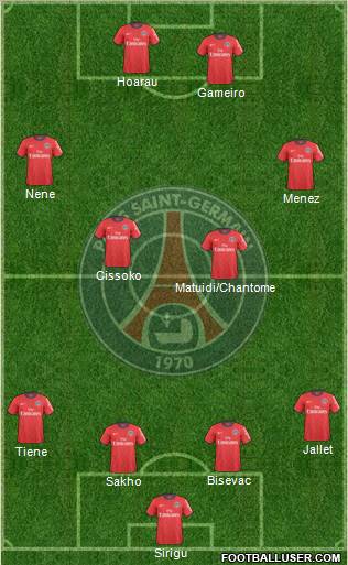Paris Saint-Germain Formation 2011