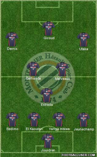 Montpellier Hérault Sport Club Formation 2011