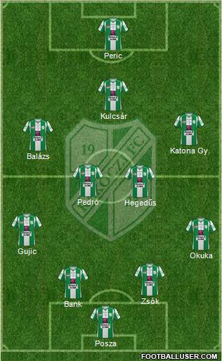 Kaposvári Rákóczi FC Formation 2011