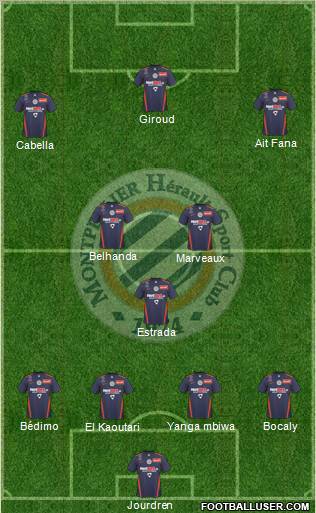 Montpellier Hérault Sport Club Formation 2011