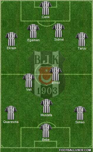 Besiktas JK Formation 2011