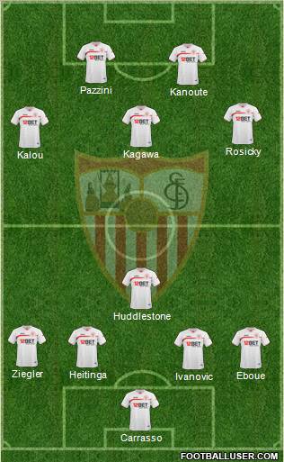 Sevilla F.C., S.A.D. Formation 2011