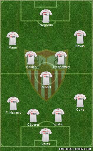 Sevilla F.C., S.A.D. Formation 2011