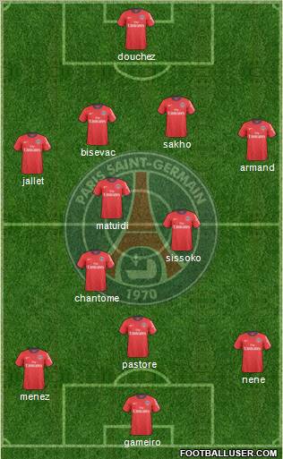 Paris Saint-Germain Formation 2011