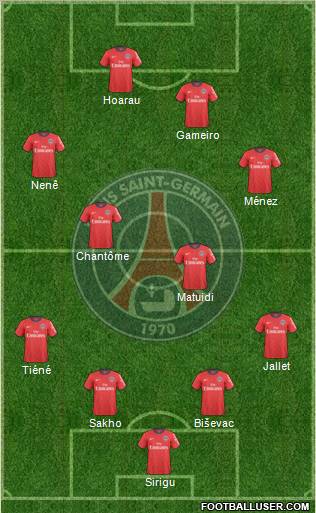 Paris Saint-Germain Formation 2011