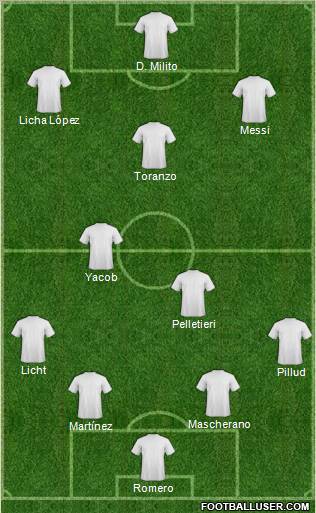 9 de Julio Formation 2011