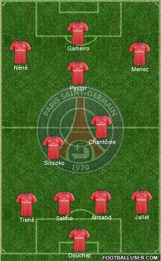 Paris Saint-Germain Formation 2011