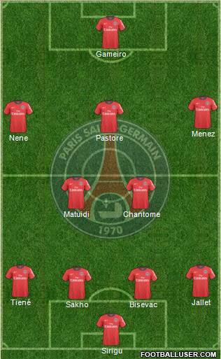 Paris Saint-Germain Formation 2011