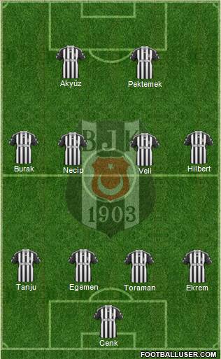 Besiktas JK Formation 2011