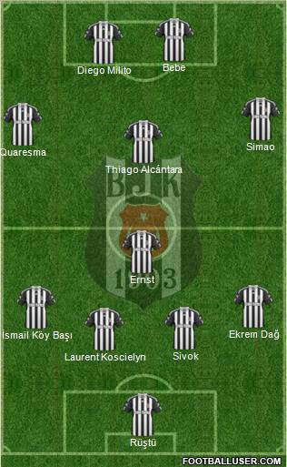 Besiktas JK Formation 2011