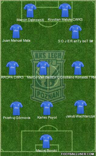 Lech Poznan Formation 2011