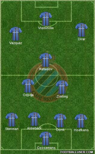 Club Brugge KV Formation 2011