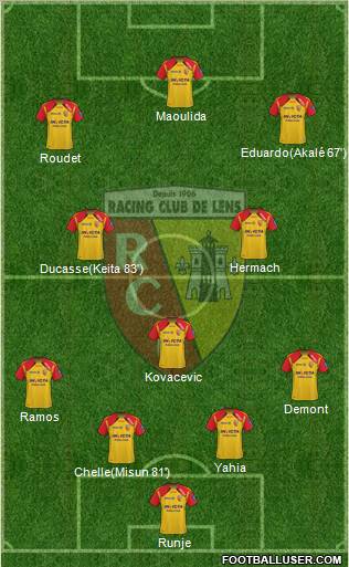 Racing Club de Lens Formation 2011