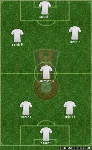 NK Celik Zenica Formation 2011