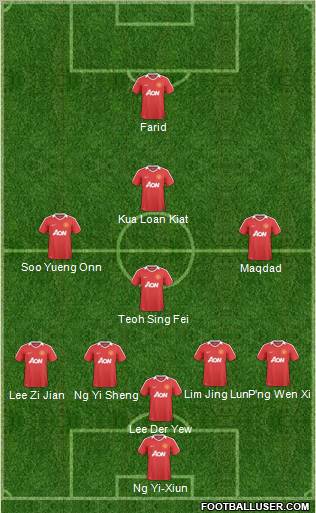 Manchester United Formation 2011