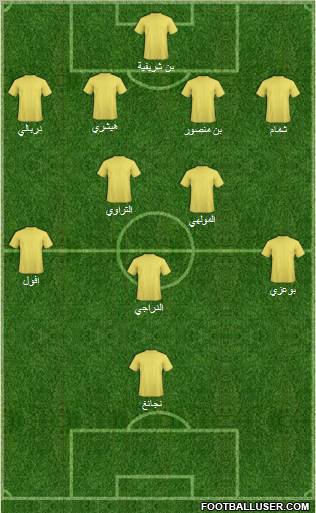 Espérance Sportive de Tunis football formation