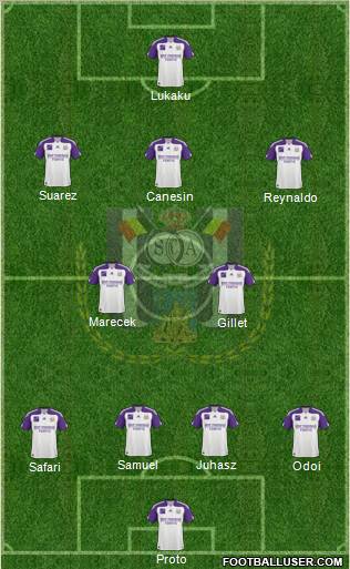 RSC Anderlecht Formation 2011