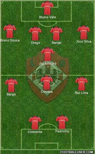 União Desportiva Oliveirense Formation 2011