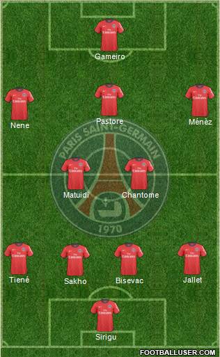 Paris Saint-Germain Formation 2011
