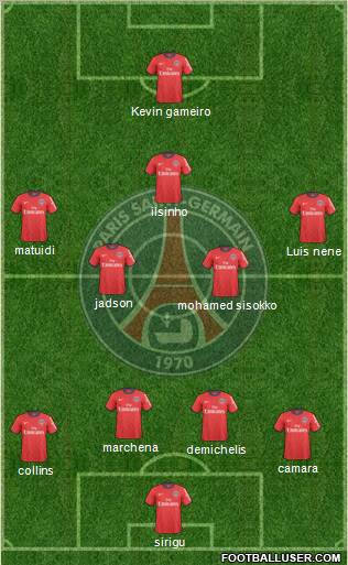 Paris Saint-Germain Formation 2011
