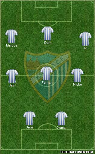 Málaga C.F., S.A.D. Formation 2011
