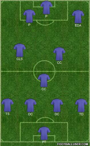 Pro Evolution Soccer Team Formation 2011