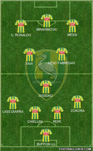 ADO Den Haag Formation 2011