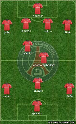 Paris Saint-Germain Formation 2011