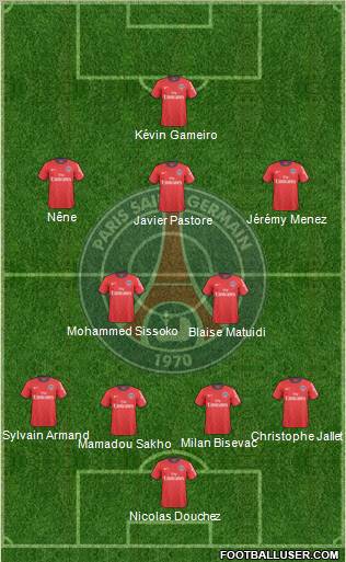 Paris Saint-Germain Formation 2011