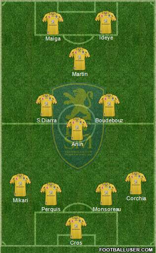 FC Sochaux-Montbéliard Formation 2011