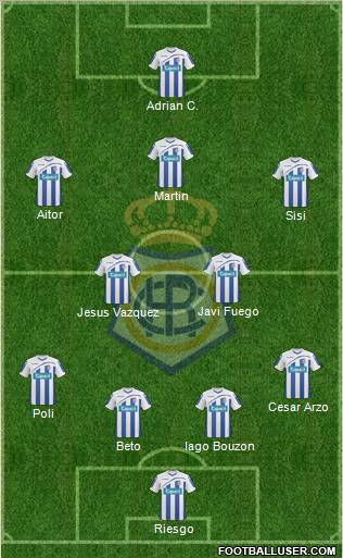 R.C. Recreativo de Huelva S.A.D. Formation 2011