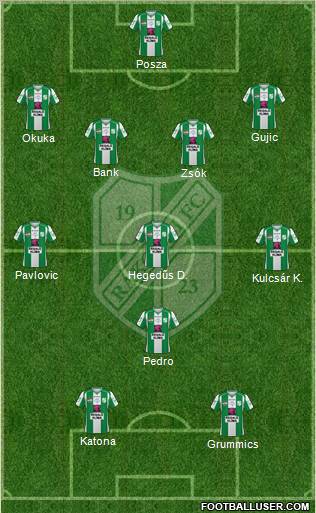 Kaposvári Rákóczi FC Formation 2011