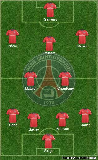 Paris Saint-Germain Formation 2011