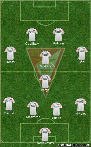 Debreceni VSC Formation 2011