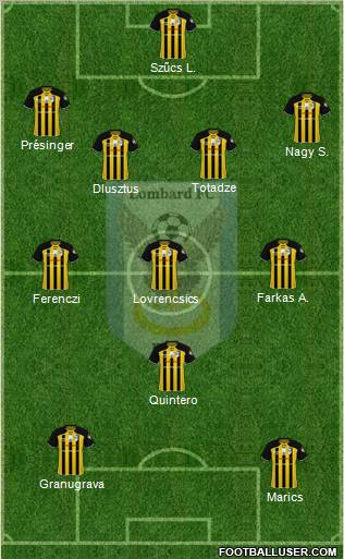 Lombard FC Pápa Formation 2011