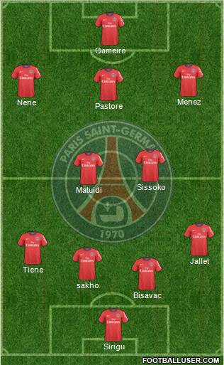Paris Saint-Germain Formation 2011