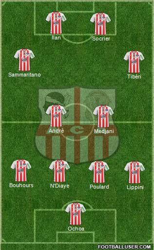 Athletic Club Ajaccien Football Formation 2011
