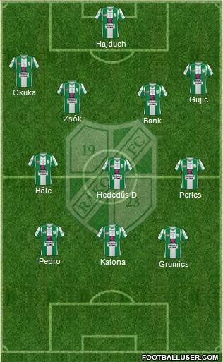 Kaposvári Rákóczi FC Formation 2011