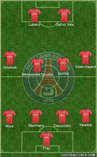 Paris Saint-Germain Formation 2011
