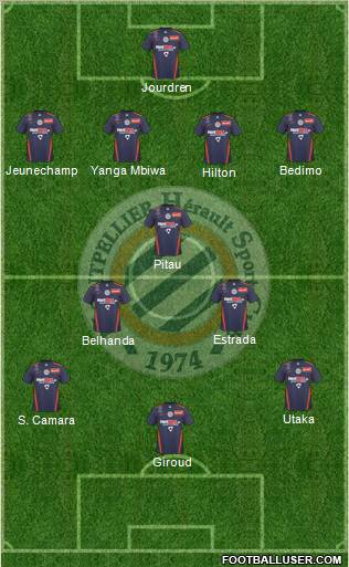 Montpellier Hérault Sport Club Formation 2011