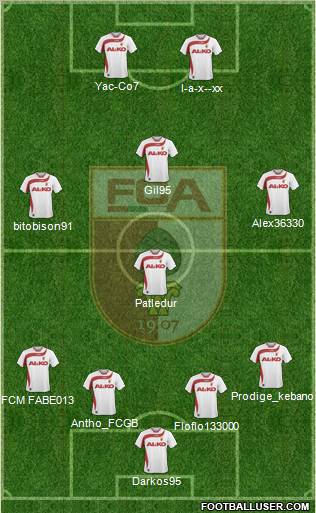 FC Augsburg Formation 2011