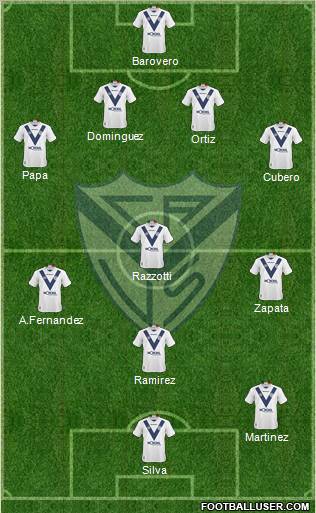Vélez Sarsfield Formation 2011