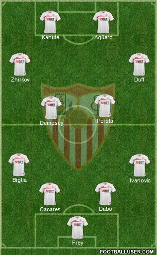 Sevilla F.C., S.A.D. Formation 2011