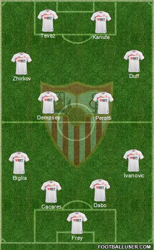 Sevilla F.C., S.A.D. Formation 2011