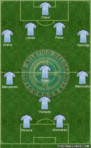 Belgrano de Córdoba Formation 2011