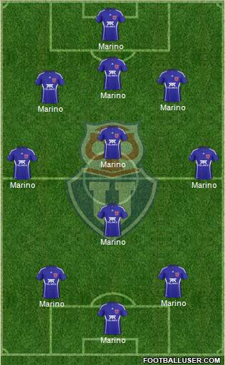 CF Universidad de Chile Formation 2011