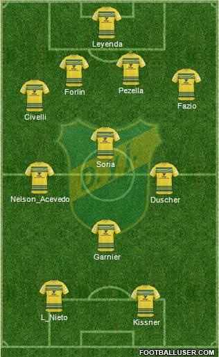 Defensa y Justicia Formation 2011