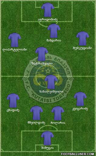 FC Kutaisi-Torpedo Formation 2011
