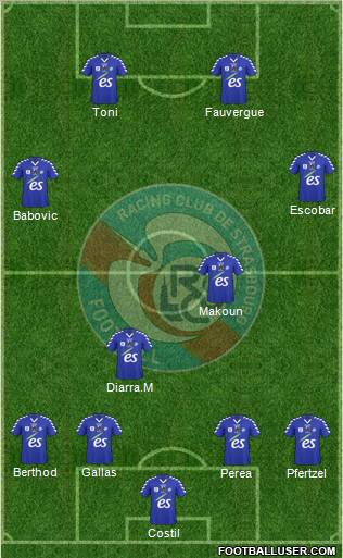 Racing Club de Strasbourg-Football Formation 2011
