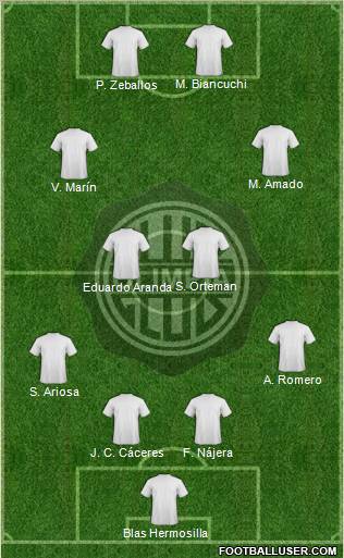 C Olimpia Formation 2011